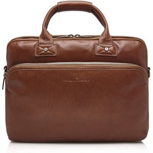 Castelijn & Beerens - Firenze Business Laptoptas 15,6 inch | Lichtbruin