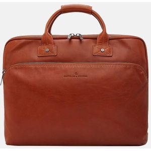 Laptoptas Castelijn & Beerens Firenze Lichtbruin 17"