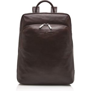 Castelijn & Beerens Firenze Rugzak RFID Leer 41 cm Laptopcompartiment  bruin