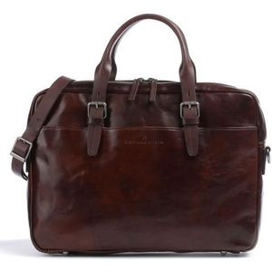 C&b rien laptoptas 15,6" cognac