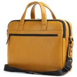 Castelijn & Beerens Nappa X Charlie Aktetas RFID Leer 41 cm Laptopcompartiment yellow