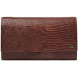 Castelijn & Beerens Donna Portemonnee RFID Leer 18 cm cognac