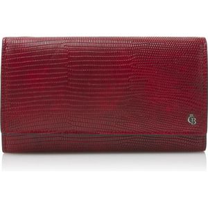 Castelijn & Beerens Donna Damesportemonnee Overslag 6 Pasjes RFID rood Dames portemonnee