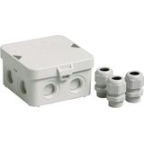 Attema Kabeldoos AK1 + 3 Wartels M20 - IP65