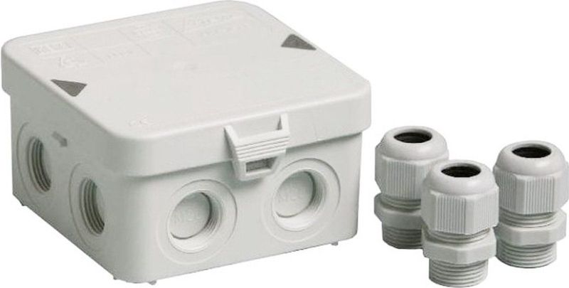 Attema Kabeldoos AK1 + 3 Wartels M20 - IP65