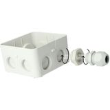 Attema Kabeldoos AK1 + 3 Wartels M25 - 95x95x45mm - IP65 - Grijs