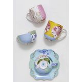 Pip Studio - Royal - Koffiekop - Flowers - 100% Porselein - 225 ml