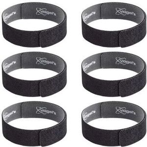 Vogel's Cable Straps (6 Pcs) Zwart