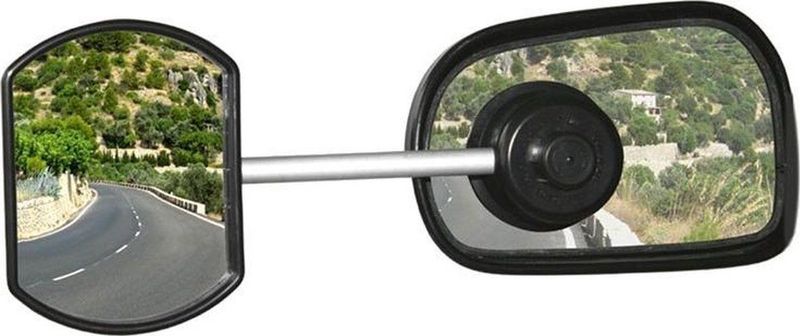 Defa Caravanspiegel Met Zuignap 11 Cm Zwart