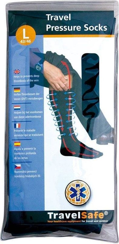 TravelSafe Travel Pressure Socks steunkousen