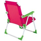 Campingstoel Nicky Junior 46 cm Polyester/Staal Roze