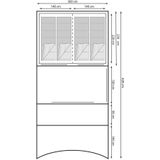 Eurotrail Georgia Poly Familietent Antraciet/Zwart 620x300cm