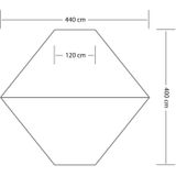 Eurotrail Tarp 5 Wing BTC 440 x 400 cm