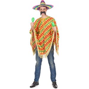 Poncho Fiesta Mexicano - Carnaval - Polyester
