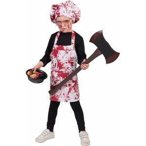Halloween slachtkostuum, slagerkostuum voor heren en dames, Halloween