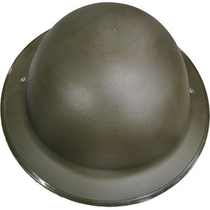 Funny Fashion Carnaval verkleed soldaten/leger Helm - legergroen - voor volwassenen - militairen
