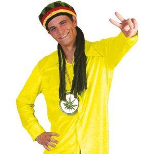 rasta muts met dreadlocks