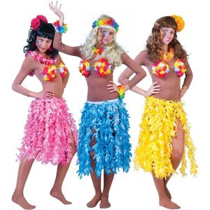 Rok Hawaii - Geel - Carnavalsjurk