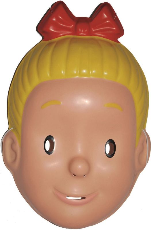 Funny Fashion - Wiske Feestmasker - Multi - Kunststof