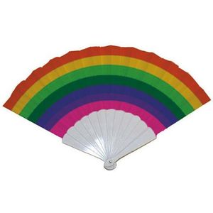 Handwaaier/Spaanse waaier regenboog
