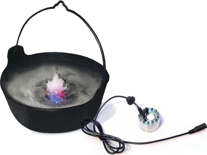 Rook en LED verlichting voor Halloween ketel - Feestdecoratievoorwerp - One size