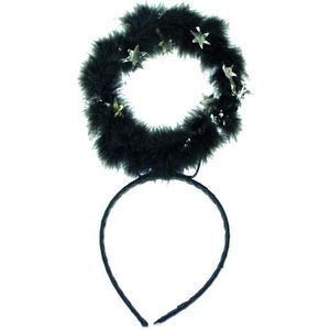 Aureool Zwart - Diadeem Engel Zwart