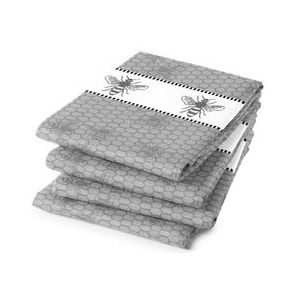 Theedoeken - Wit - Katoen - Set van 5