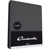 Cinderella - Flanel - Kussenslopen - 60x70 cm - Set van 2 - Antraciet