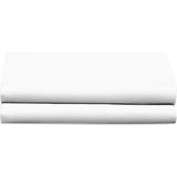 Cinderella Basic - Kussensloop - 100% Katoen - Set van 2 - 60x70 cm - Wit