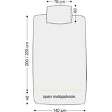 Damai Linea Dekbedovertrek Wit + 1 kussensloop