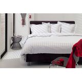 Damai Linea Dekbedovertrek Wit + 1 kussensloop