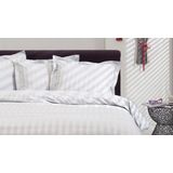 Damai Linea Dekbedovertrek Wit + 1 kussensloop
