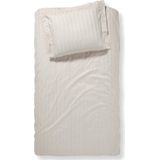 Damai Linea - Dekbedovertrek - Eenpersoons - 140 x 200/220 cm - Ivoor