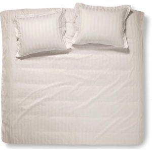 Damai Linea - Dekbedovertrek - Lits-jumeaux - 240 x 200/220 cm - Ivoor
