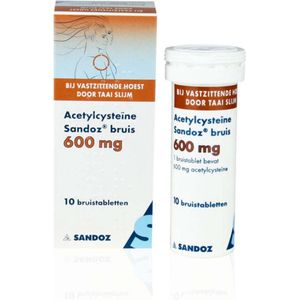 Sandoz - Acetylcysteïne 600 mg - 10 Bruistabletten