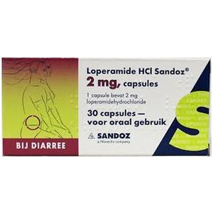 Loperamide - Diarreeremmer - 2mg - 6 Tabletten