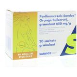 Sandoz - Psylliumvezels Granulaat - Suikervrij - 20 Sachets