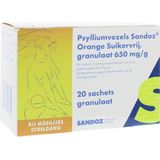 Sandoz - Psylliumvezels Granulaat - Suikervrij - 20 Sachets