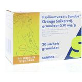 Sandoz - Psylliumvezels Granulaat - Suikervrij - 20 Sachets