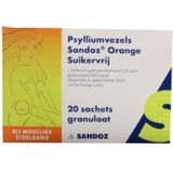 Sandoz - Psylliumvezels Granulaat - Suikervrij - 20 Sachets