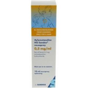 Sandoz - Xylometazoline Neusspray - 0.5 mg/ml - 10 ml