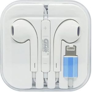 GMR EA-6015 In-Ear Hoofdtelefoon met Microfoon - Compatibel met iPhone - Volumeregeling - Hifi-Stereogeluid - Ge�ïntegreerde Microfoon