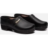 Gevavi - Denver - Schoenklompen - Zwart - Rundleer