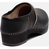 Gevavi - Denver - Schoenklompen - Zwart - Rundleer