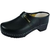 Gevavi - Denver - Schoenklompen - Zwart - Rundleer