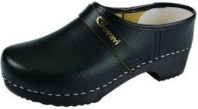 Gevavi - Denver - Schoenklompen - Zwart - Rundleer