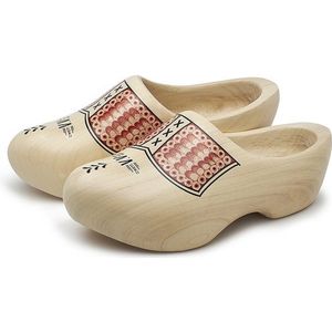 Gevavi Houten Klomp Motief Vv Blank - Klompen - 38.5