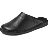 Gevavi - 2165 - Klomppantoffel - Zwart - Leer - Rubber Zool