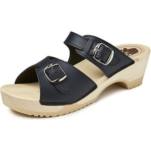 BigHorn - 0018 - Gezondheidssandaal - Blauw - Populierenhout