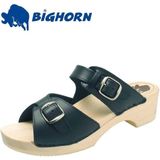 BigHorn - 0018 - Gezondheidssandaal - Blauw - Populierenhout